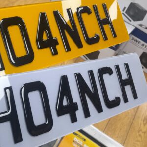 Alternative view of 3D Gel Number Plates