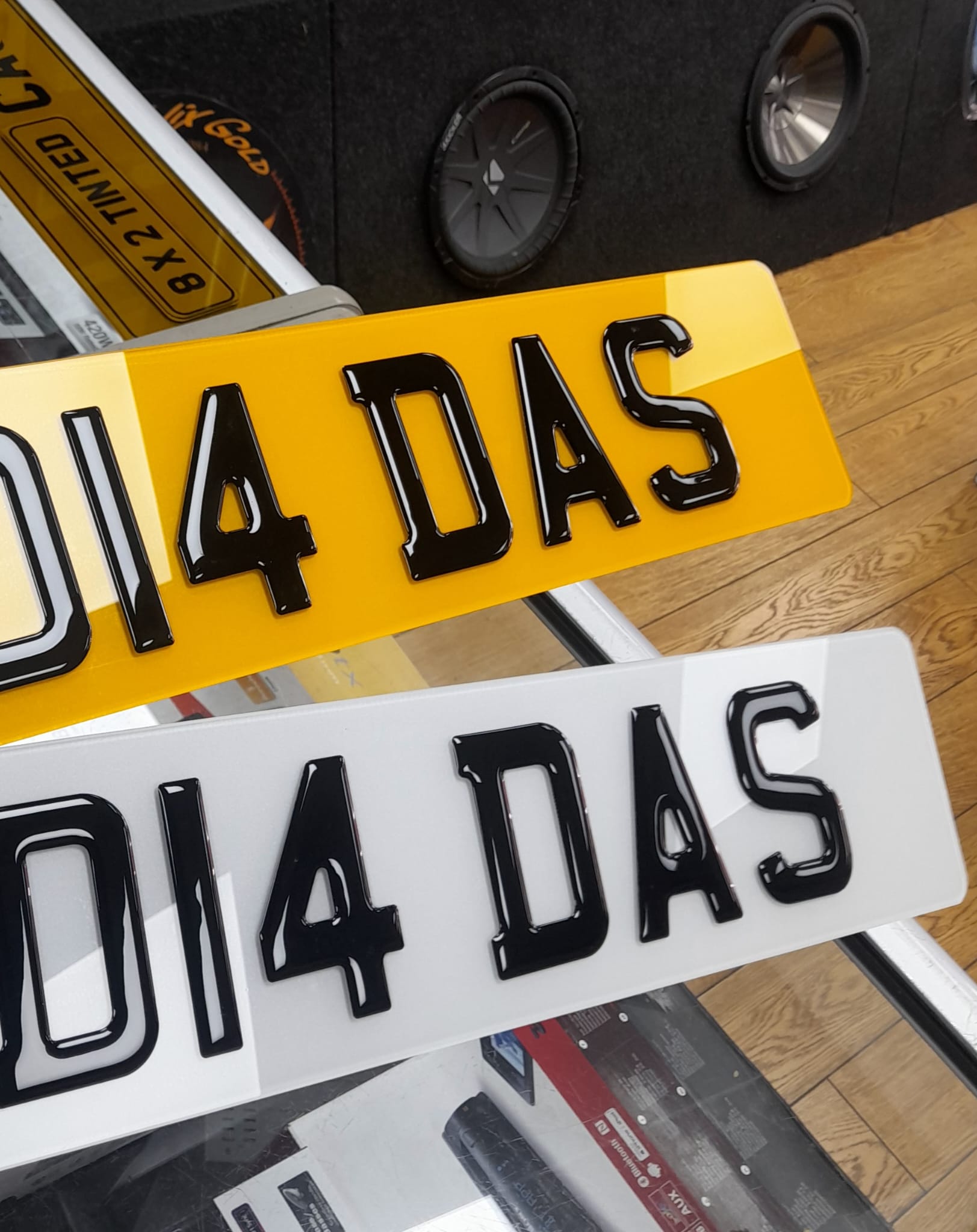 3D Gel Number Plates